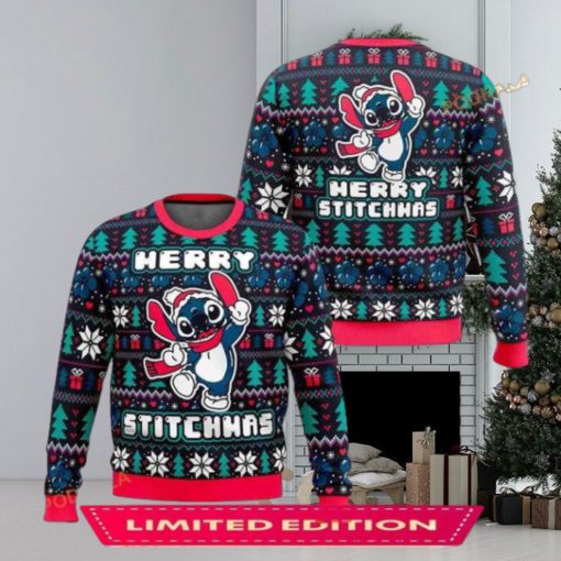 Merry Stitchmas Stitch Ugly Christmas Sweater