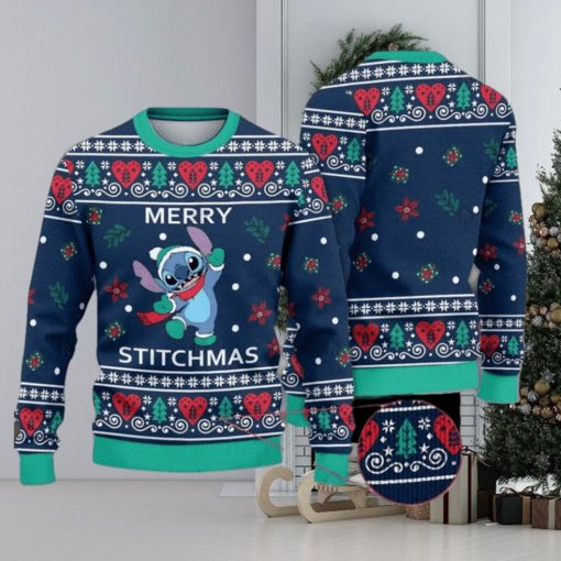 Merry Stitchmas Stitch Ugly Sweater Christmas
