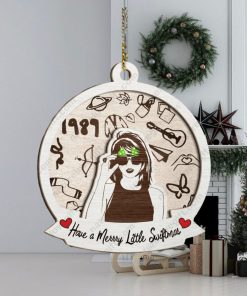 Merry Swiftmas Taylor Swift Ornament Have a Merry Little Swift Christmas