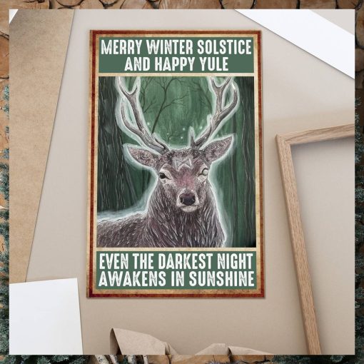 Merry Winter Solstice   Poster