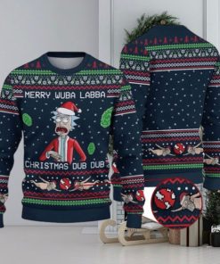 Merry Wubba Lubba Christmas Dub Dub Rick and Morty Christmas Sweater