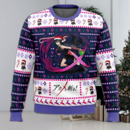 Merry Xmas Akame Ga Kill Ugly Christmas Sweater