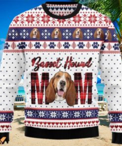 Merry Xmas Basset Hound Mom Awesome Gift For Christmas Ugly Christmas Sweater