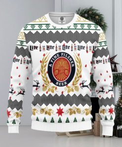 Merry Xmas Miller Lite Beer AOP Print Christmas Ugly Sweater For Men Women