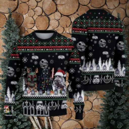 Merry Xmas Movies Star Wars Ugly Christmas Sweater