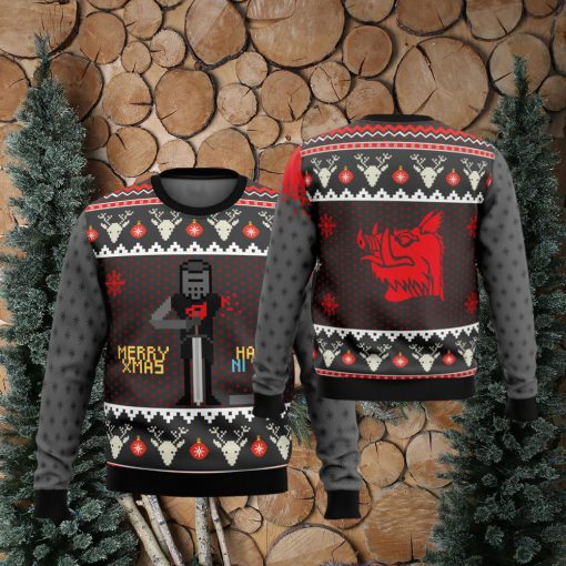 Merry Xmas and Happy Ni Year Monty Python Ugly Christmas Sweater