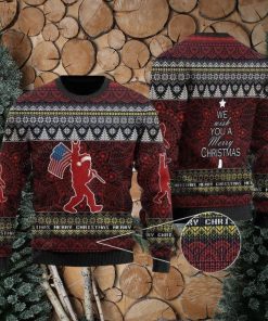 Mery Christmas Bigfoot Ugly Christmas Sweater Perfect Holiday Gift