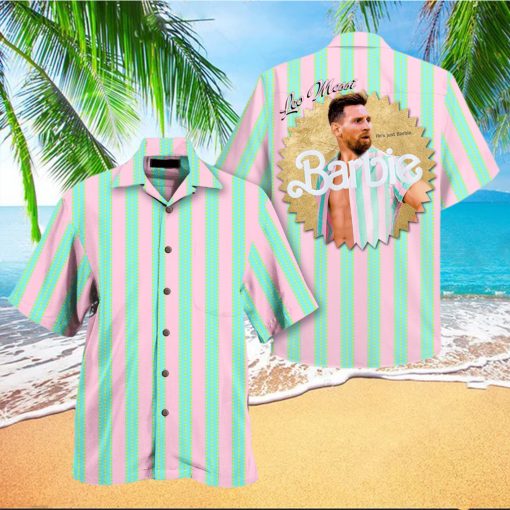 Messi Barbie Hawaii Shirt