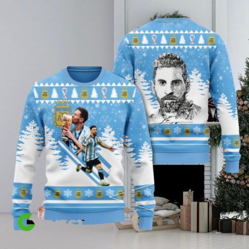 Messi Champion Ugly Sweater