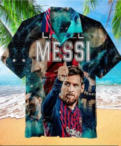 Messi Memorial Barcelona Hawaiian Shirt