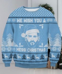 Messi Merry Christmas Ugly Sweater