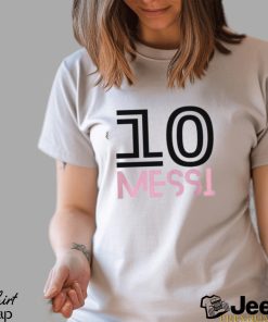 Messi The Goat 10 Inter Miami Shirt