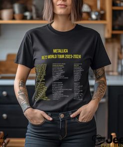 Metallica Band Metal Tour 2023 2024 Event Merch, M72 World Tour 2023 2024 Shirt, Vintage Metallica Band Tour Dates 2024 Shirt