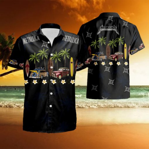 Metallica Hawaii Hawaiian Shirt And Shorts Summer Vacation Gift hawaiian shirt