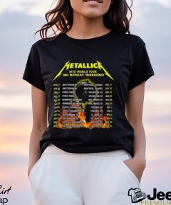 Metallica Lux Aeterna 42 Years 1981 2023 Merch, Metallica M72 World Tour No Repeat Weekend Shirt, Metallica Rock N Roll Tour Dates 2023 Shirt