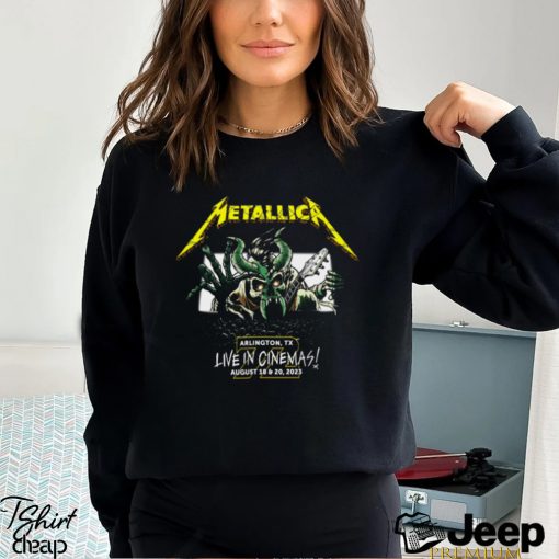 Metallica M72 Arlington TX USA Live In Cinemas World Tour August 18 20 2023 T Shirt