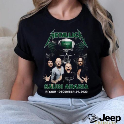 Metallica Saudi Arabia Riyadh december 14 2023 T shirt