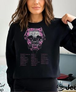 Metallica Skull Wherever I May Roam Merch, Metallica Band Metal Tour 2023 2024 Shirt, M72 World Tour