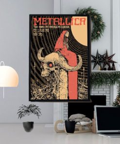 Metallica Tonight In St Louis The Dome At America Center M72 World Tour Nov 3rd Home Decor Poster Canvas