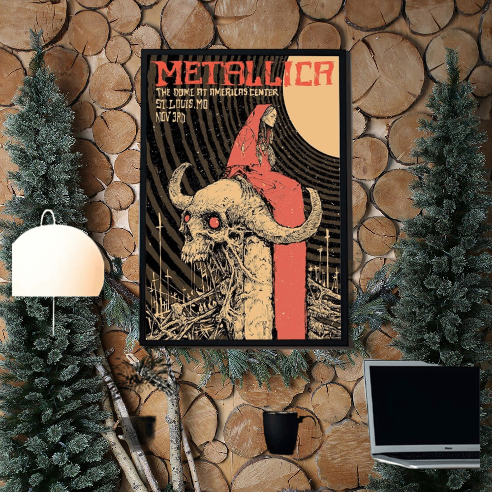 Metallica Nov 03, 2023 St. Louis, MO Poster Shirt, hoodie, longsleeve,  sweatshirt, v-neck tee