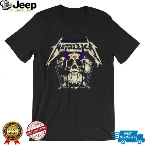 Metallica We Don’t Give A Shit Minnesota Vikings T Shirt