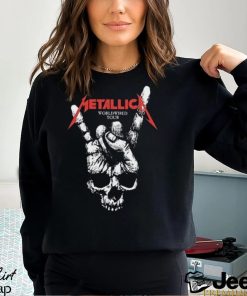 Metallica Worldwired Tour Merch, Metallica Band Thrash Metal Tour 2023 2024 Shirt, M72 World Tour T Shirt