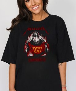 Metallica collab Washington commanders Shirt