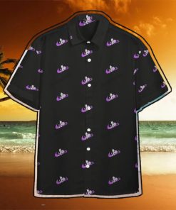 Mewtwo Swoosh Custom Button Hawaiian Shirt