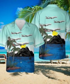 Mexican Air Force Boeing 787 8 Dreamliner Aloha Short Sleeve 3D Printed Hawaiian Shirt For Men And Women