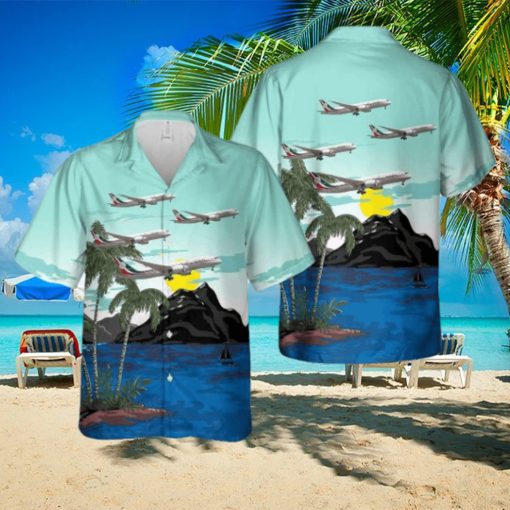 Mexican Air Force Boeing 787 8 Dreamliner Aloha Short Sleeve 3D Printed Hawaiian Shirt For Men And Women