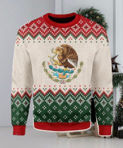 Mexico Coat Of Arms Ugly Christmas Sweater Xmas Gift Men And Women Christmas Sweater