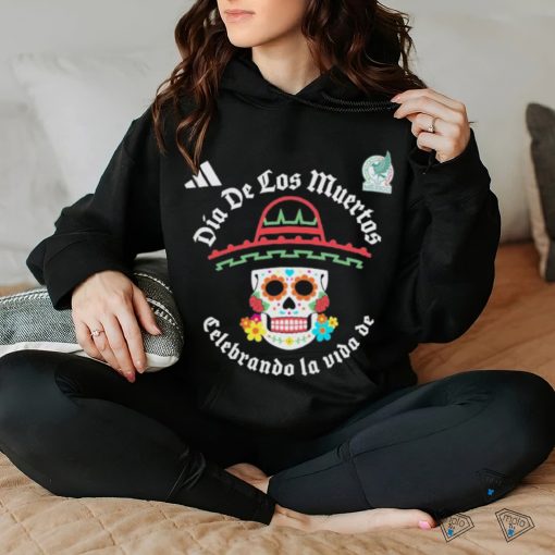 Mexico National Team adidas Día De Los Muertos Sugar Skull Sombrero Shirt