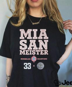 Mia San MEISTER Bundesliga 22 23 Champions FC Bayern Munchen Shirt