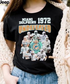 Miami Dolphins 1972 Undefeated Signature Shirt