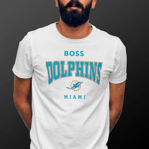 Miami Dolphins BOSS X NFL Huddle T Shirt