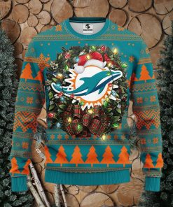 Miami Dolphins Christmas Ugly Sweater