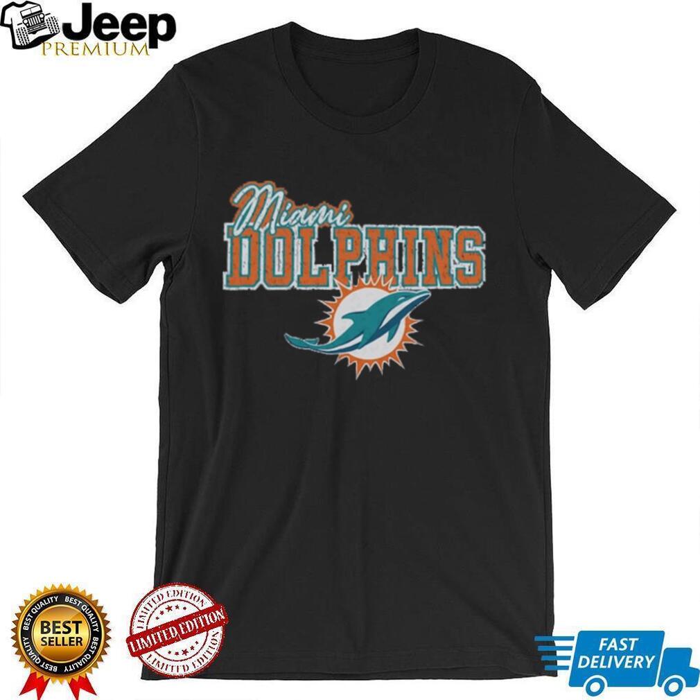 Women's Gameday Couture Black Miami Dolphins Game Face Fashion Jersey