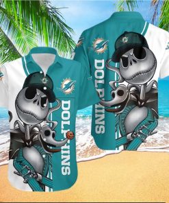 Miami Dolphins Hawaiian Shirt, Jack Skellington And Zero, Best Hawaiian Shirt