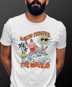 Miami Dolphins Homage Unisex Holiday Tri Blend T Shirt