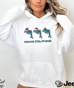 Miami Dolphins Logo Santa Hat Christmas Shirt