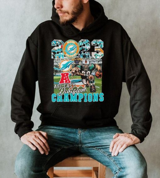 Miami Dolphins Mascot 2023 AFC East Division Champions shirt