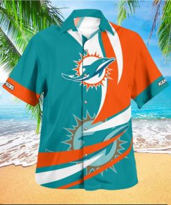 Miami Dolphins Natural 3D Hawaiian Shirt Best For Fans Beach Gift For Men And Women