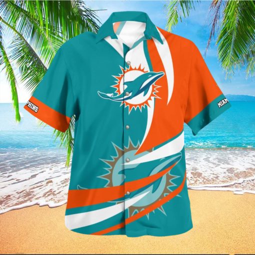 Miami Dolphins Natural 3D Hawaiian Shirt Best For Fans Beach Gift For Men And Women