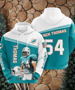Miami Dolphins No1147 Custom Hoodie 3D Sweatshirt Tshirt Football Gift