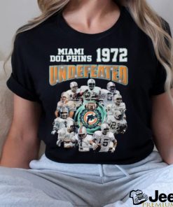 Miami Dolphins Twenty Fifth 1972 Anniversary Undefeated T Shirt