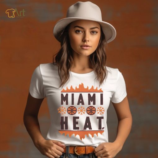 Miami Heat Holiday Crewneck Shirt