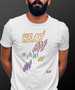 Miami Heat Mitchell Ness Hardwood T Shirt