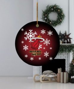 Miami Heat NBA 2023 Xmas Gifts Christmas Decorations Ornament