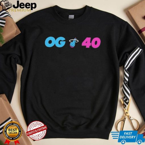 Miami Heat Og 40 Shirt