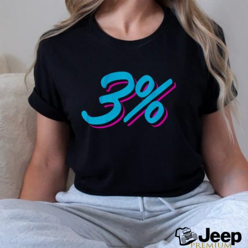 Miami Heat three percent chance shirt